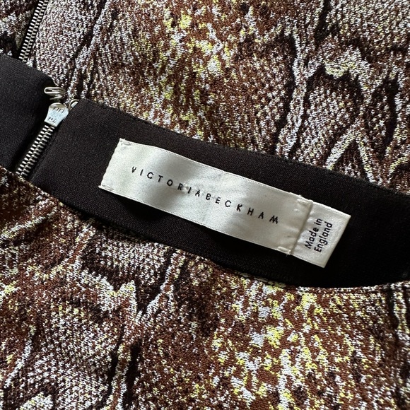 Victoria Beckham Snake Print Pencil Skirt - Size 6 - Picture 4 of 5